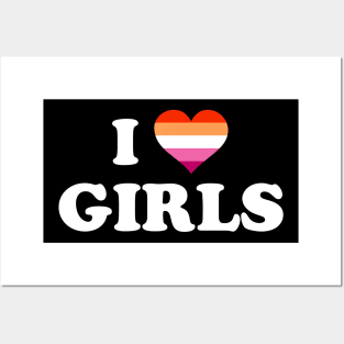 I LOVE GIRLS Posters and Art